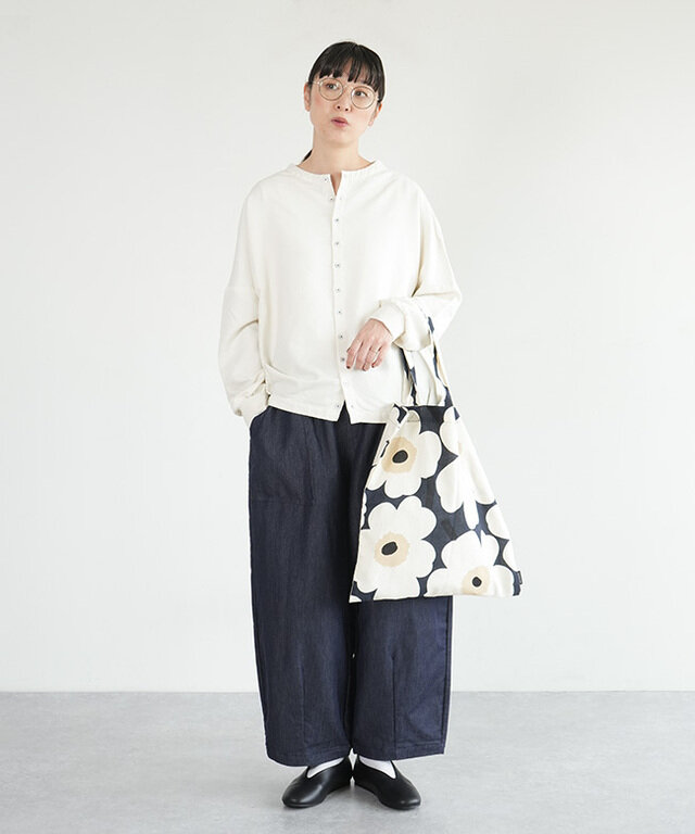 身長:165cm / カラー:05 ネイビー/着用サイズ:one size