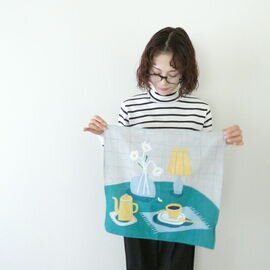shs 温かなワンシーンを日常に添える コーヒータイムハンカチ(305172)【メール便対象】
