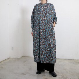 doux bleu|インドプリントワンピース DB-224-031