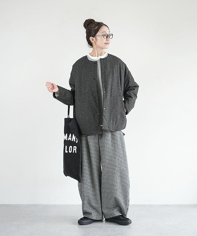 身長:164cm / カラー:908 Topチャコール / サイズ:2