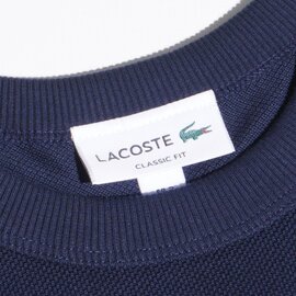 LACOSTE｜ポケットTシャツ 鹿の子 半袖 カットソー ユニセックス メンズ TH4921-99 ラコステ