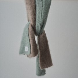elegancese | Cashimere Fur Stole カシミヤ マフラー ストール