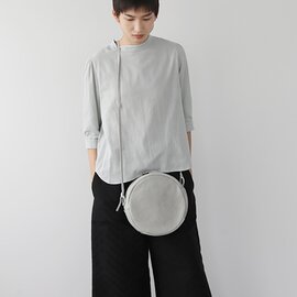 Mochi｜circle shoulder bag [ma-pro-10/grey green・]