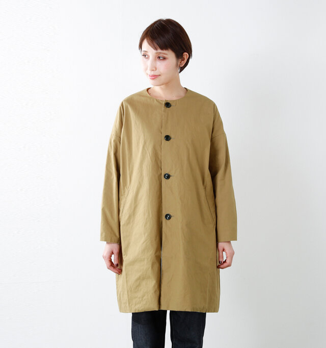 model yama:167cm / 49kg
color : walnut / size : 0