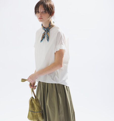 kelen|コットンクロス デザイン ショート ブラウス “AMMY” lkl23hbl2014-tr