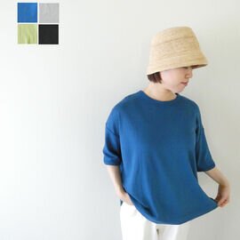 TANG|接結天竺5分袖プルオーバー(2415021)タング