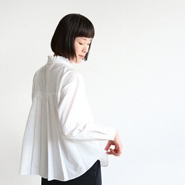 tumugu|コットンサテンブラウス tb19435