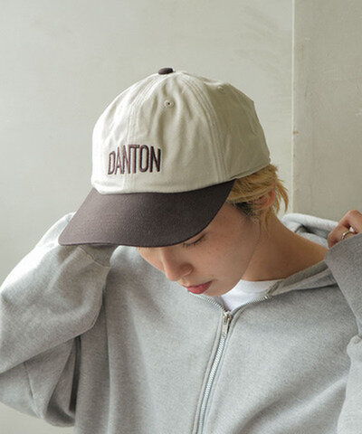 DANTON|#DT-H0396 VAT 6P LOGO CAP 6Pロゴキャップ 帽子 ユニセックス dt-h0396vat