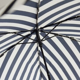 Traditional Weatherwear｜ミニ バンブーハンドル 撥水 UVカット加工 晴雨兼用 ストライプ 折り畳み傘 “FOLDING BAMBOO MINI” a241slggo0259sg-ms