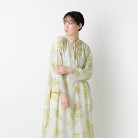 RYU｜カザフ スキッパー ロング スリーブ ドレス “Kazakh long sleeve dress” s2305w-kk