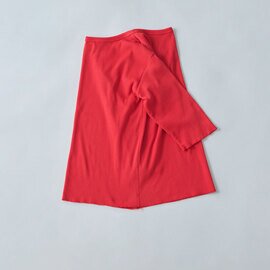 MEYAME|SOFT RIB HALF-SLEEVE TEE