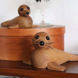 SPRING COPENHAGEN｜Mother Seal ・Baby Seal/木製オブジェ