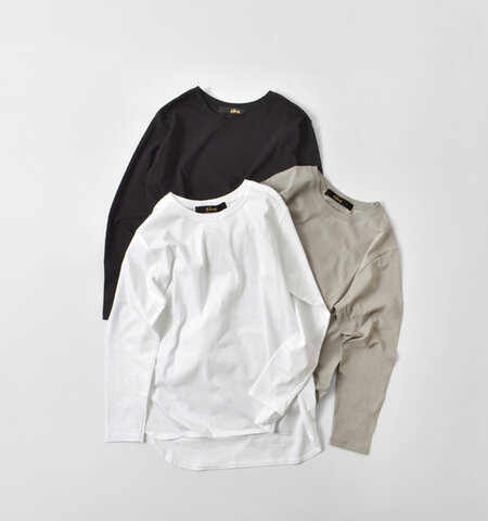 Squady|コットン天竺 ロングスリーブ Tシャツ 903-5810-mt