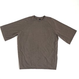 VU｜VU ヴウ ballon t-shirt  [CHARCOAL］バルーンTシャツ vu-s24-t01