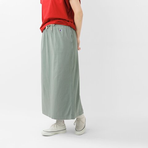 Champion|USAコットン マジックウォッシュ ロングスカート cw-b209-tr