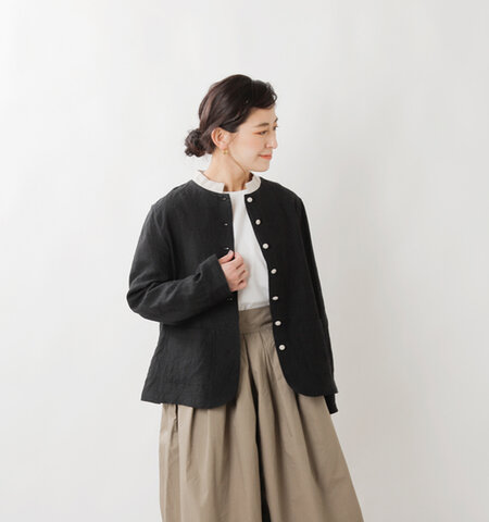 LUEUF|遠州灘リネン配色カラージャケット sa330408-ms