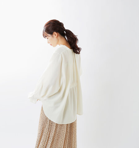 whyto|シルキードライスキッパーブラウス wht20fbl5-ms