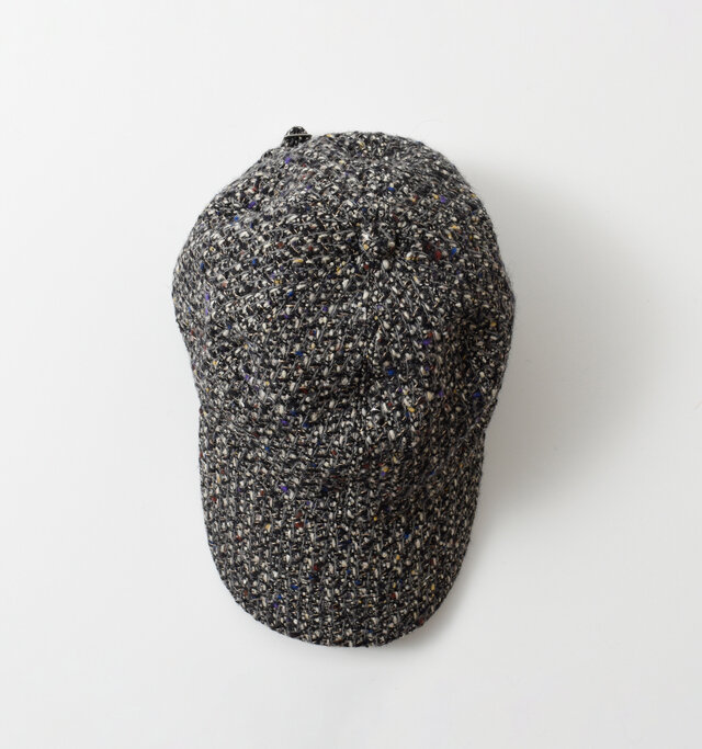 手織りのようなウール混生地