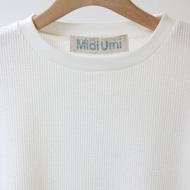 MidiUmi｜waffle pullover