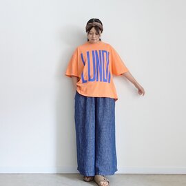 ichi|"LUNDI / LEDÉBUT" Pigment Over T Shirt