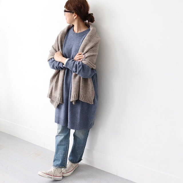 ブルー 着用、モデル身長:162cm