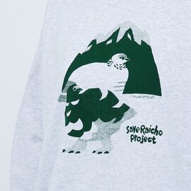 marble SUD|raicho mountain LONG SWEAT