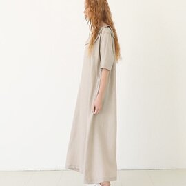 Mochi｜sailor linen dress [natural]