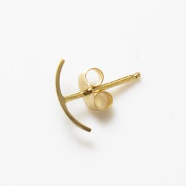 Kathleen Whitaker│ゴールドピアス“Small Stitch Earring”(片耳) p-sc-01-mm ギフト 贈り物