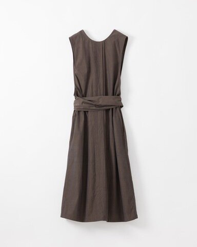 hatsutoki|kitchen ノースリーブポップオーバー(ブラウン)【エプロン】【ギフトにおすすめ】