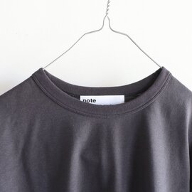 note & moderate merchandise ｜オレゴンクラシック天竺 デイリーユースワイド H/S プルオーバー Tシャツ
