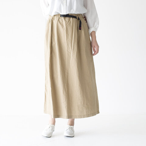 GRAMICCI|リネンコットンロングスカート LINEN COTTON LONG FLARE SKIRT ボトムス GLSK-20S035 グラミチ