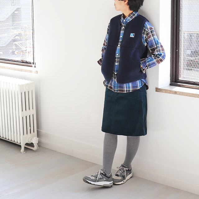 ネイビー / WM 着用、モデル身長:160cm