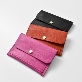 Mimi|ソフト グレイニー ベジタブルタンニンレザー スモールコイン&カード パース 財布 alfie