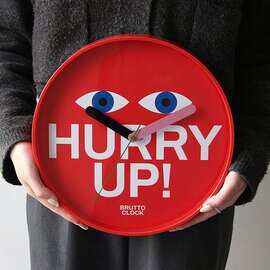 BRUTTO|Brutto Wall Clock "Hurry up" ブルット ウォール クロック "ハリーアップ" アートな壁掛け時計 3763H