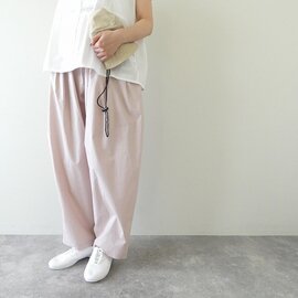 UNIVERSAL TISSU|【ご予約】ナチュラルタイプライターコクーンイージーパンツ(UT252PT002)