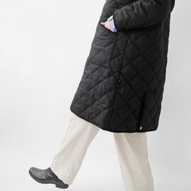Traditional Weatherwear｜ウェーバリー ウール キルティング ロング ジャケット “LDS WAVERLY TWW LONG” l232apqco0377gu-yo
