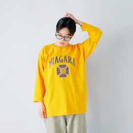 CIOTA｜スビンコットン 天竺 フットボール 七分袖 Tシャツ cslm-125-tr ロンT/プリントT