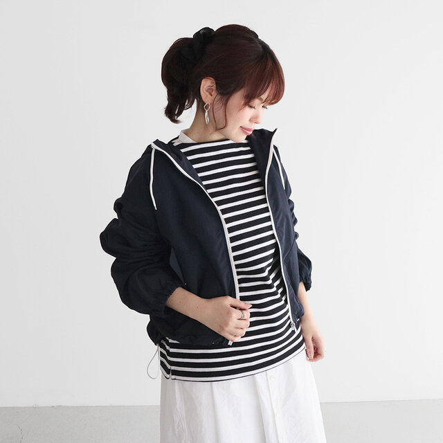 ※モデル身長:159.0cm (NAVY BLUE着用)