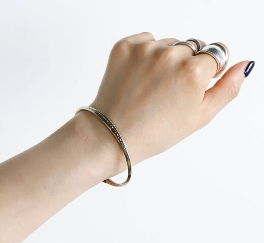 TUAREG SILVER|トゥアレグニッケルブレス バングル 02