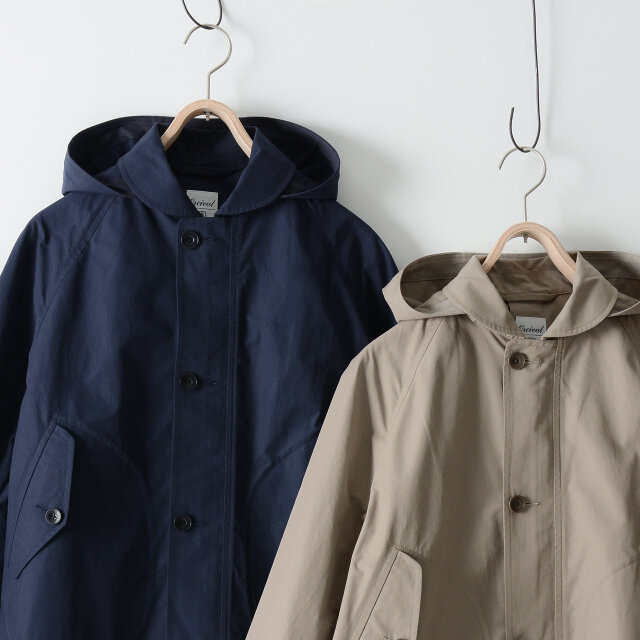 画像左から「navy」と「grey beige」の2色をご用意しています。