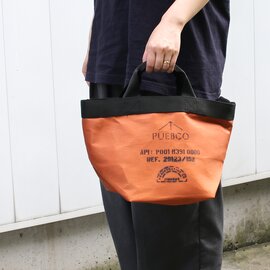 PUEBCO|FLEXIBLE CONTAINER FABRIC SMALL ZIP TOTE/トートバッグ