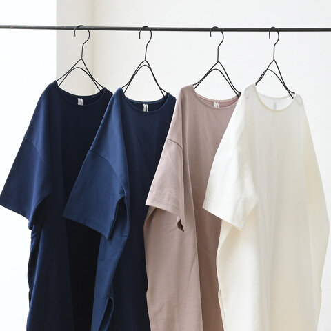 TUTIE.|シルケットミニ裏毛ワイドチュニック