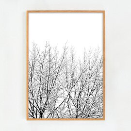 Coco Lapine Design｜ポスター Snowy Tree