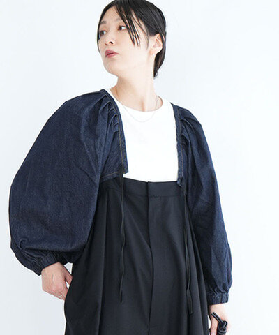 Si-Si-Si|VICTRIAN BOLERO レディース ボレロ ジャケット 羽織り デニム トップス 2026-ss111