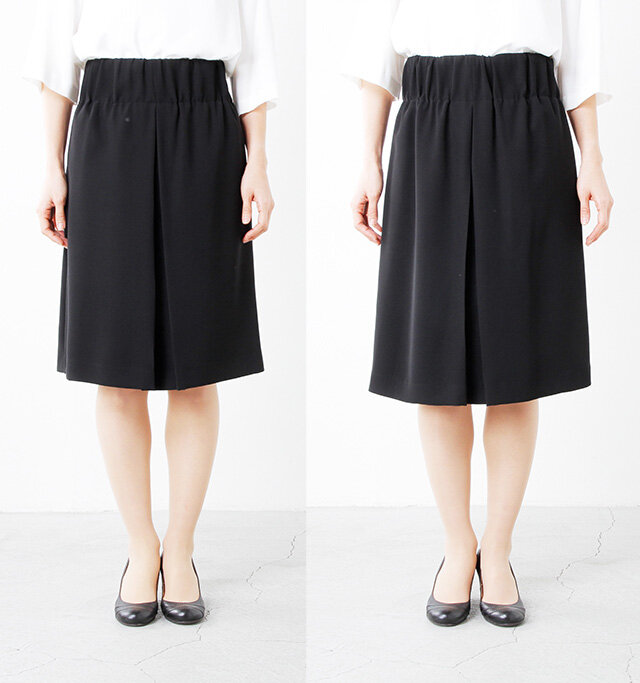 model yama:167cm / 49kg
color : black / size : 左38 右40
サイズは38と40をご用意しています。袖丈や裾丈だけでなく、雰囲気も変わってくのでお好みのサイズをお選びください。
※詳しいサイズはページ下のサイズ表をご確認ください。