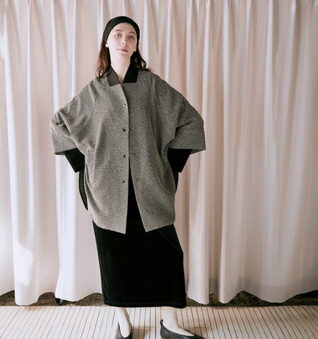WHYTO.|ラウンド ケープ ジャケット “round cape jacket” wht25fjk4047-kr