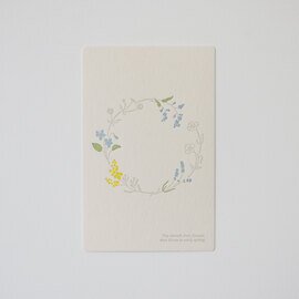 Hutte paper works｜活版印刷のポストカード【ネコポス対応】