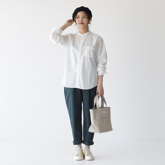モデル: 157cm / 47kg
color:navy / size:1(S)