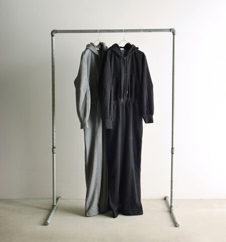 CLANE|フーデッド スウェット オールインワン 19112-5282