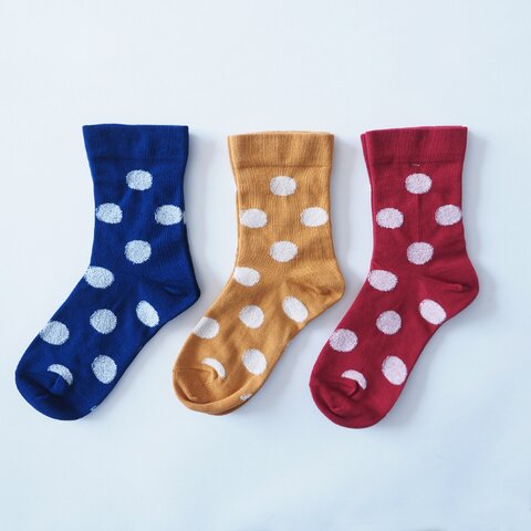 NARU|(ナル) 綿コーマドットソックス 646500 靴下 水玉